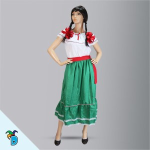 Vestido Tricolor